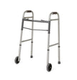 Medline Two-button Folding Walkers With 5" Wheels - BeHope