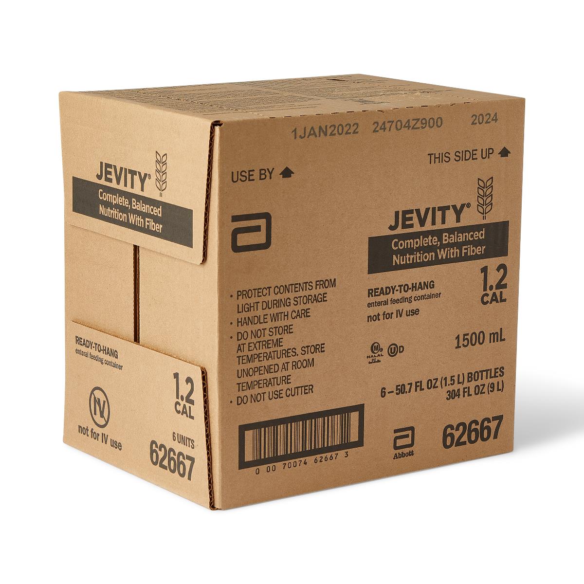 Jevity 1.2 Cal Nutrition Ready-to-hang Feeding Tube Formula - BeHope