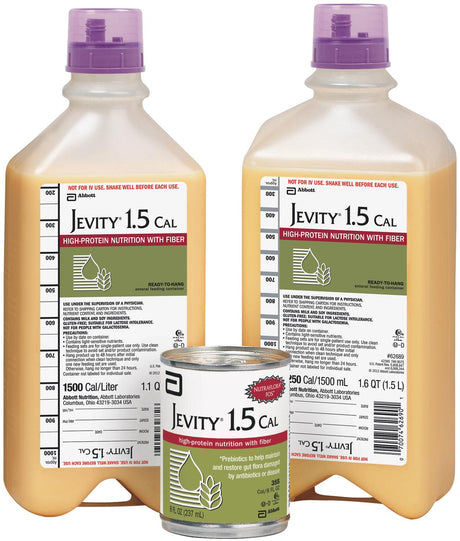 Jevity 1.5 Cal Nutrition Ready-to-Hang Unflavored Supplements