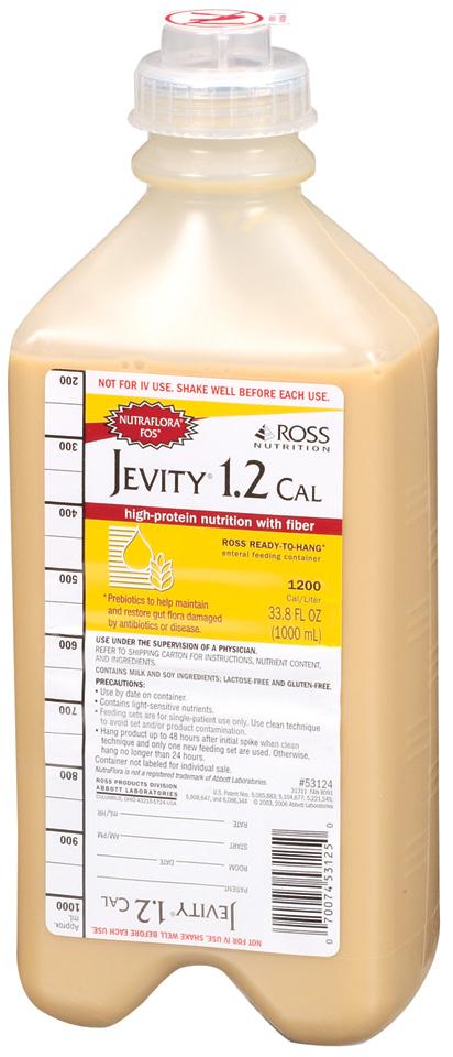 Jevity 1.2 Cal Nutrition Ready-to-hang Feeding Tube Formula - BeHope