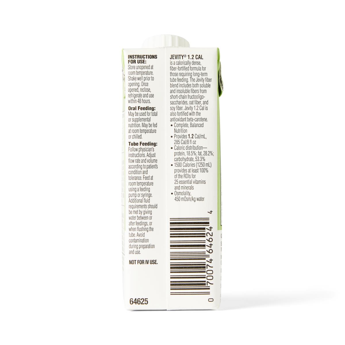 Jevity 1.2 Cal Nutrition Ready-to-hang Feeding Tube Formula - BeHope