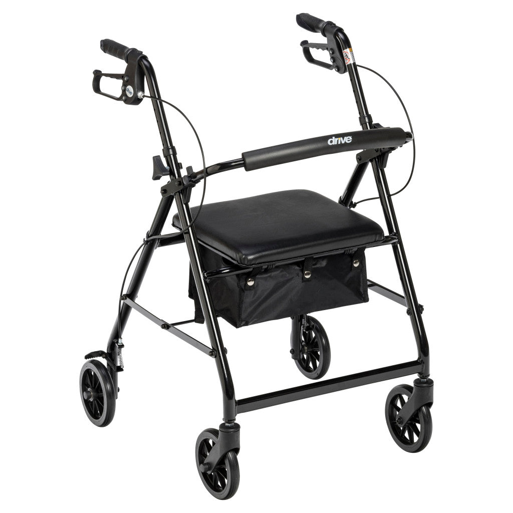 Aluminum Rollator, 6" Casters -BeHope