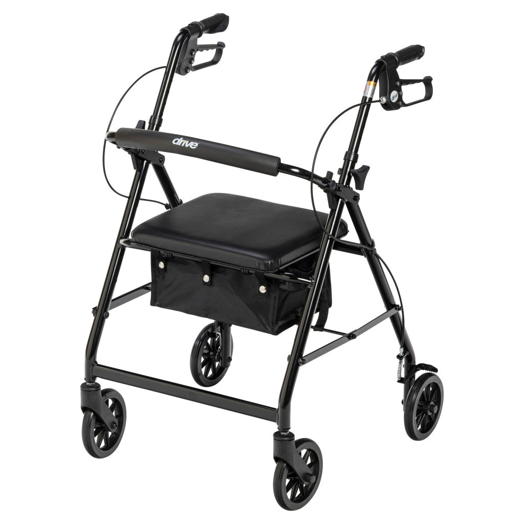 Aluminum Rollator, 6" Casters -BeHope