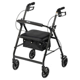 Aluminum Rollator, 6" Casters -BeHope