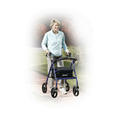 Aluminum Rollator, 6" Casters -BeHope