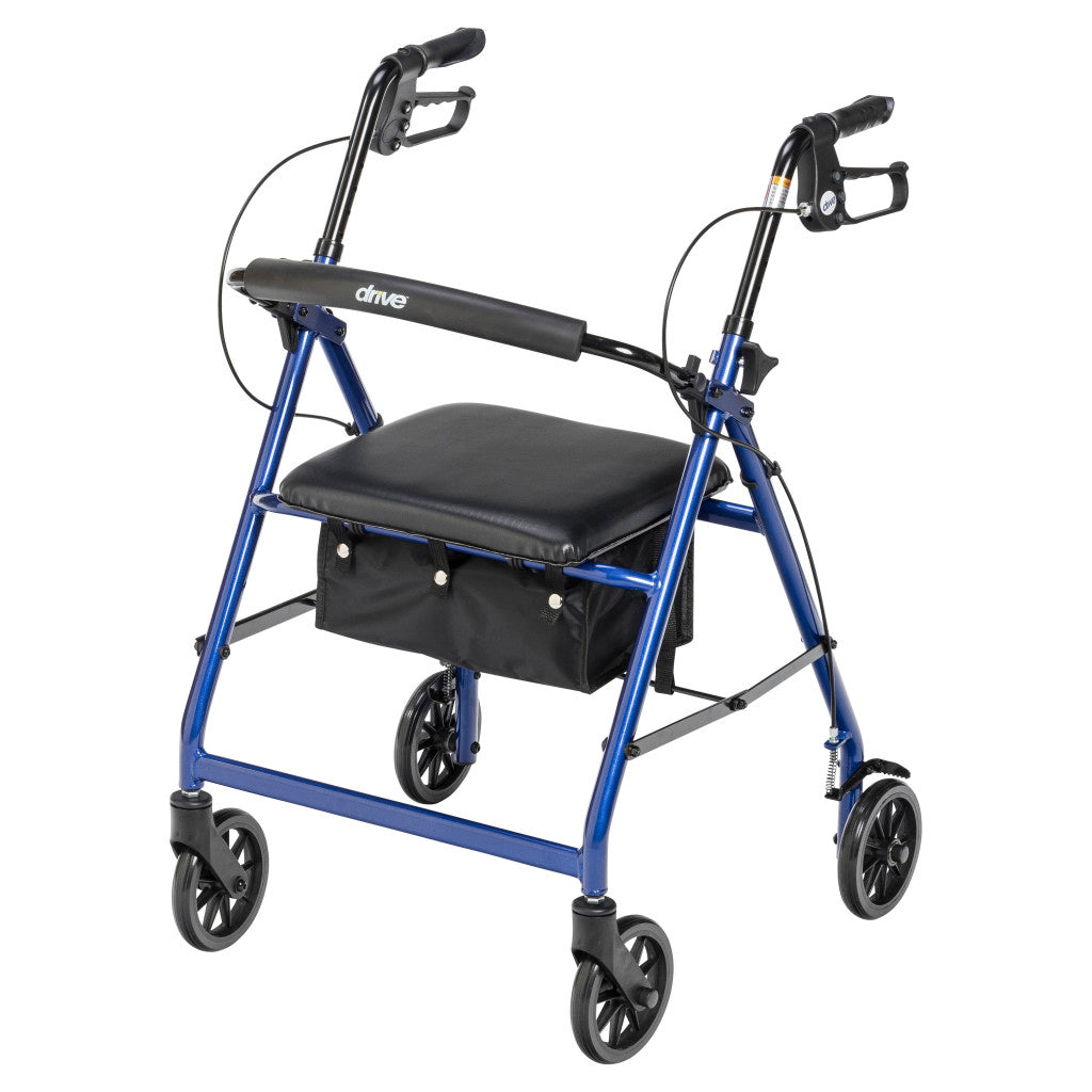 Aluminum Rollator, 6" Casters -BeHope
