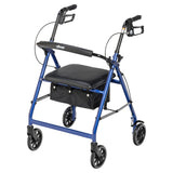 Aluminum Rollator, 6" Casters -BeHope