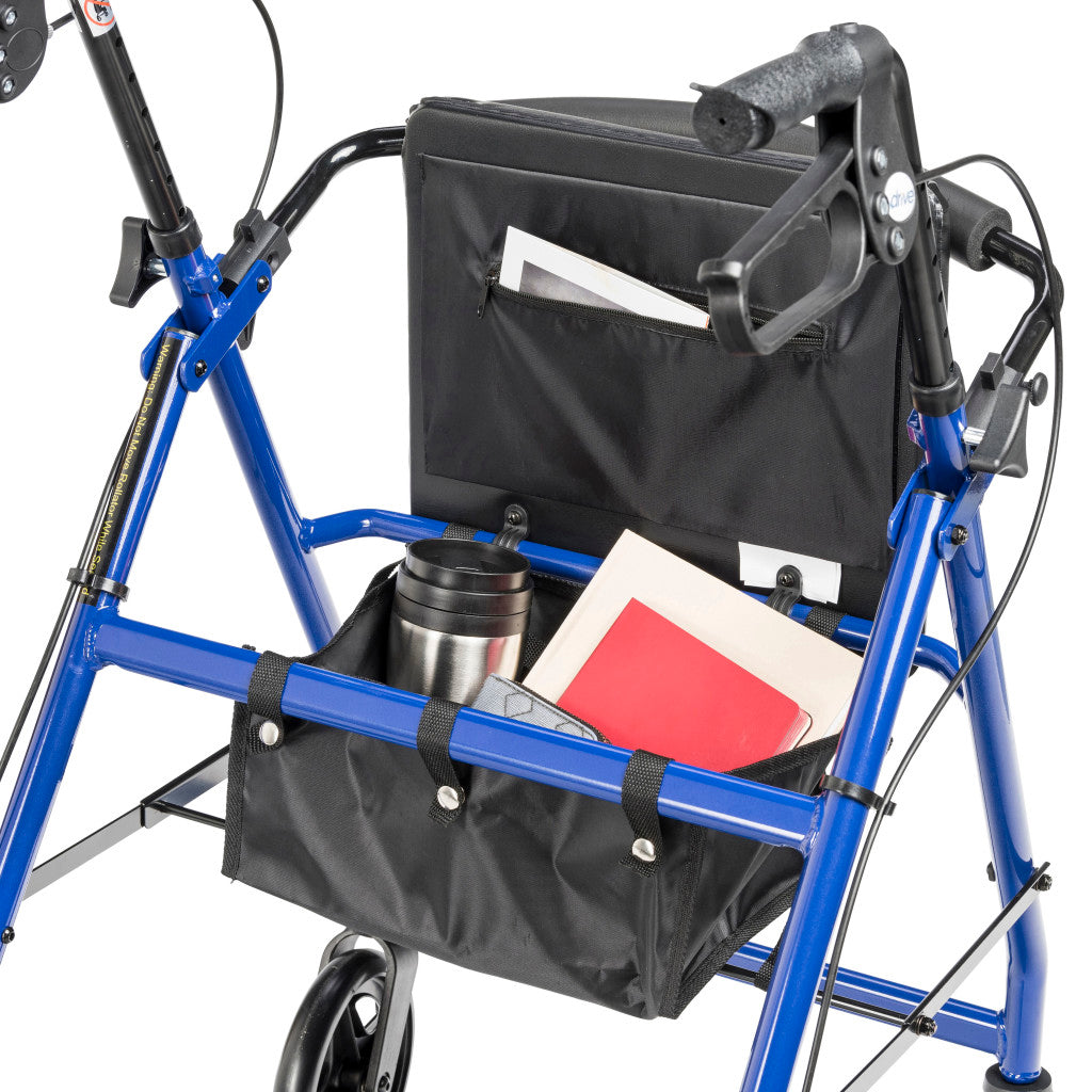 Aluminum Rollator, 6" Casters -BeHope