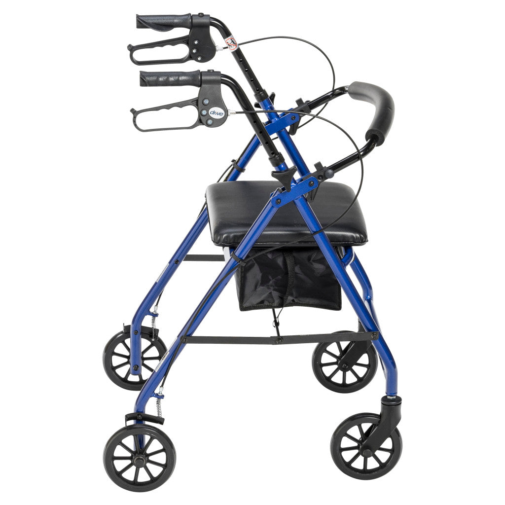 Aluminum Rollator, 6" Casters -BeHope
