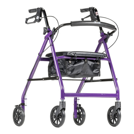 Aluminum Rollator, 6" Casters -BeHope