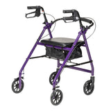 Aluminum Rollator, 6" Casters -BeHope