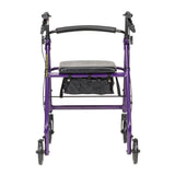 Aluminum Rollator, 6" Casters -BeHope