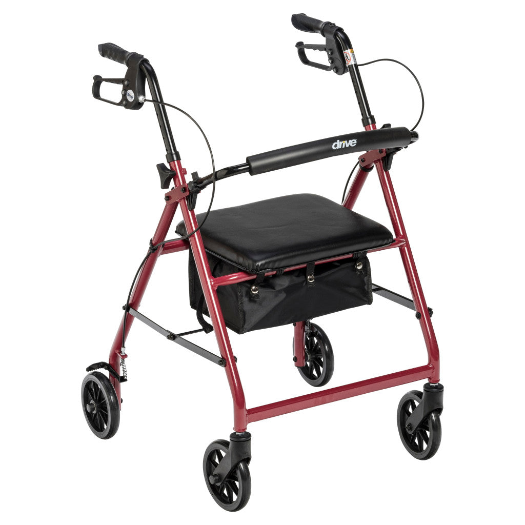 Aluminum Rollator, 6" Casters -BeHope
