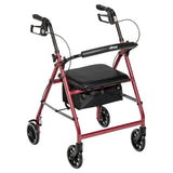 Aluminum Rollator, 6" Casters -BeHope