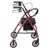 Aluminum Rollator, 6" Casters -BeHope