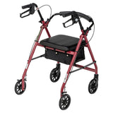 Aluminum Rollator, 6" Casters -BeHope