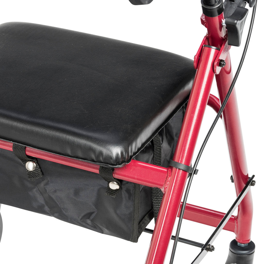 Aluminum Rollator, 6" Casters -BeHope