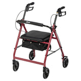 Aluminum Rollator, 6" Casters -BeHope