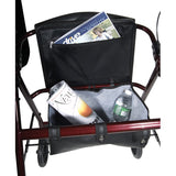Rollator  Aluminum w/Fold-Up & Remov Back  Padded Seat Blue