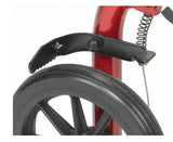 Rollator  Aluminum w/Fold-Up & Remov Back  Padded Seat Blue