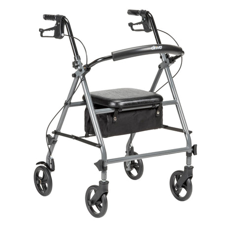 Steel Rollator With 6” Wheels, Knockdown - BeHope