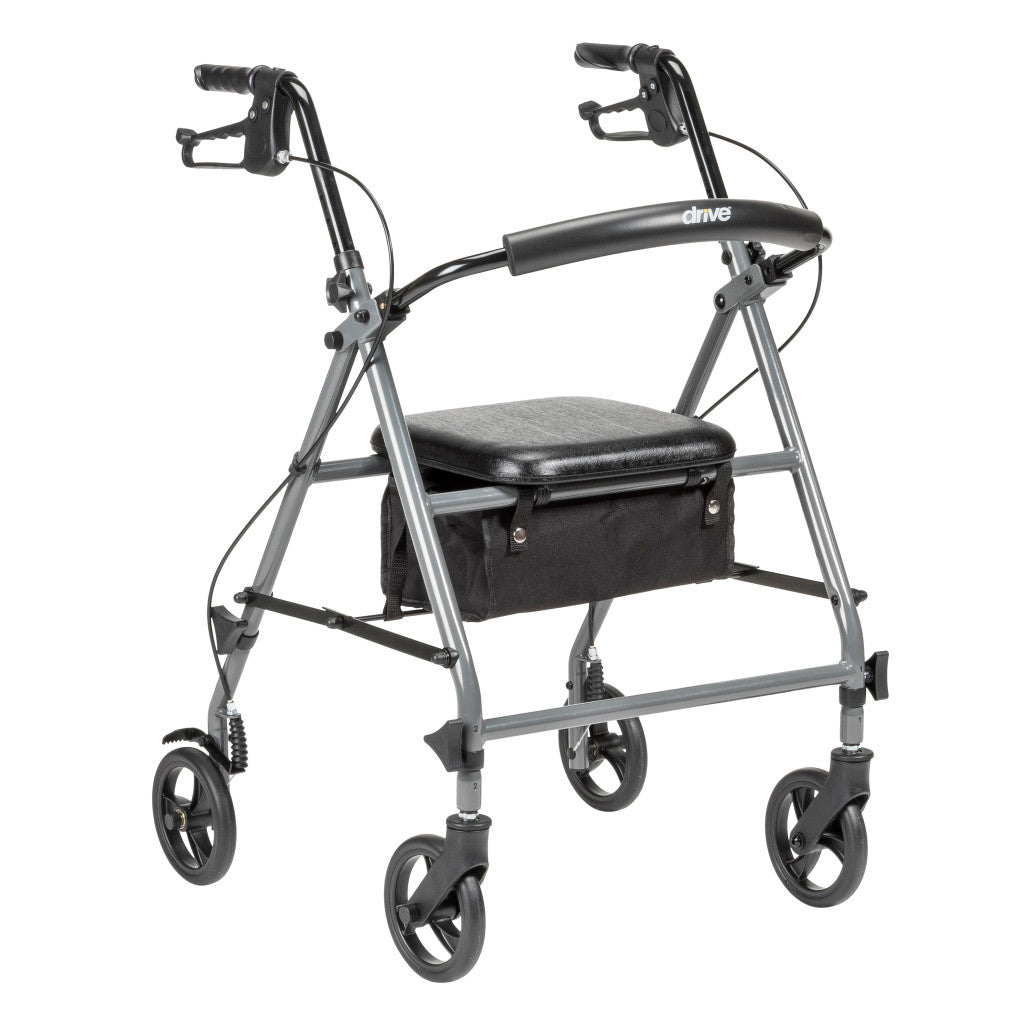 Steel Rollator with 6” Wheels, Knockdown -BeHope