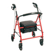 Rollator Steel Red W/6 Whls Knocked-down - BeHope