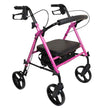 Rollator Aluminum Height Adjustable Pink - BeHope