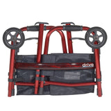Deluxe Folding Travel Walker With 5" Wheels - BeHope