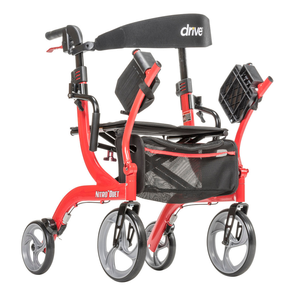 Nitro® Duet Rollator and Transport Chair -BeHope