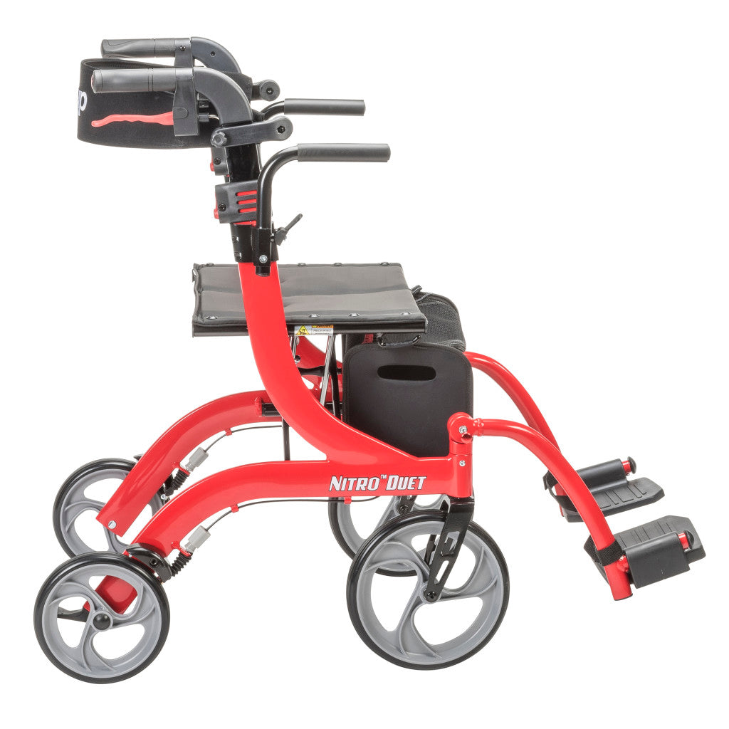Nitro® Duet Rollator and Transport Chair -BeHope