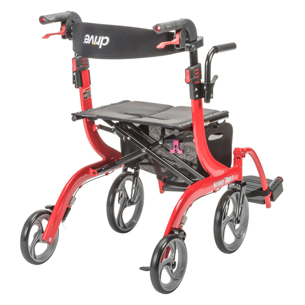 Nitro® Duet Rollator and Transport Chair -BeHope