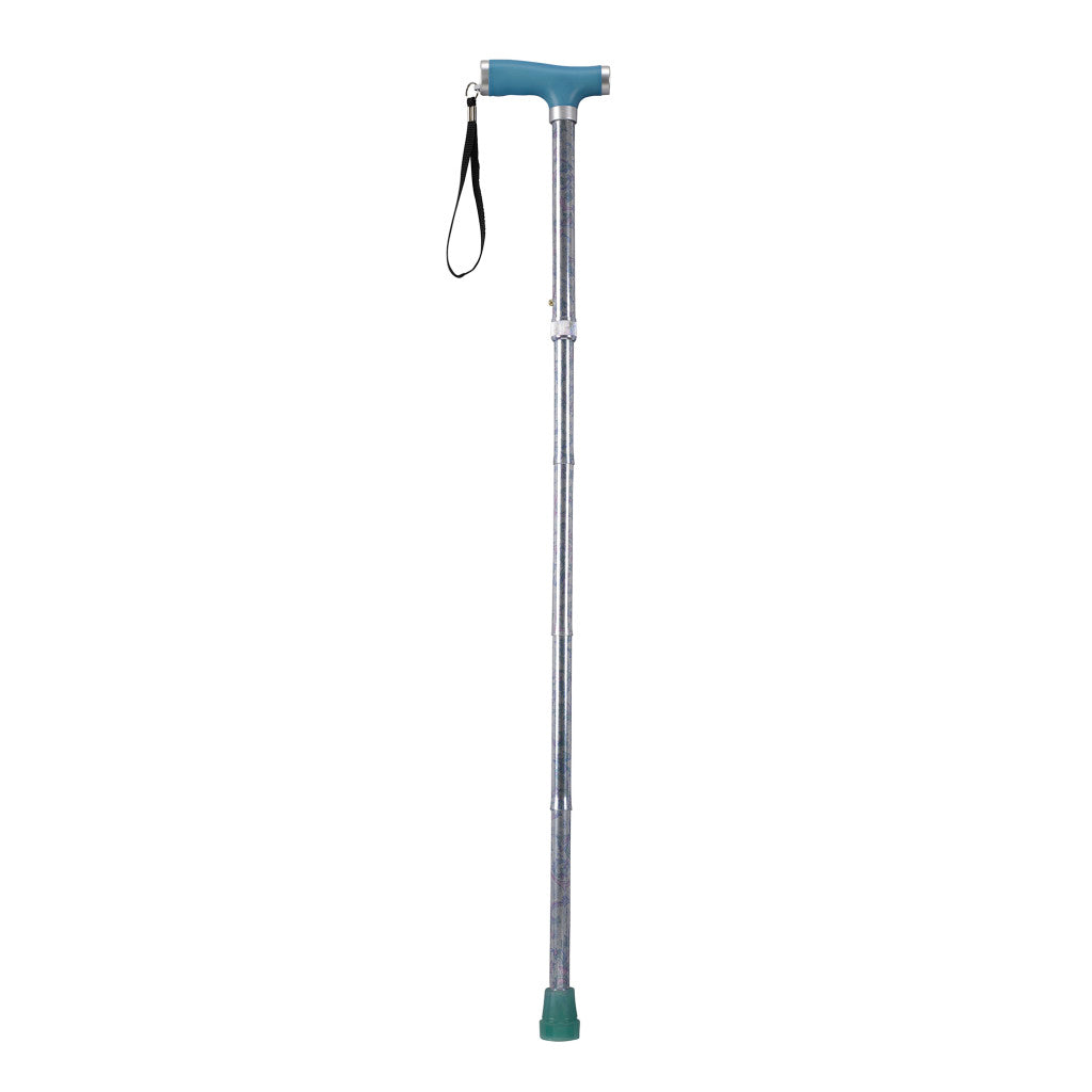 Folding Canes With Silicone Glow Grip Handle & Tip -BeHope