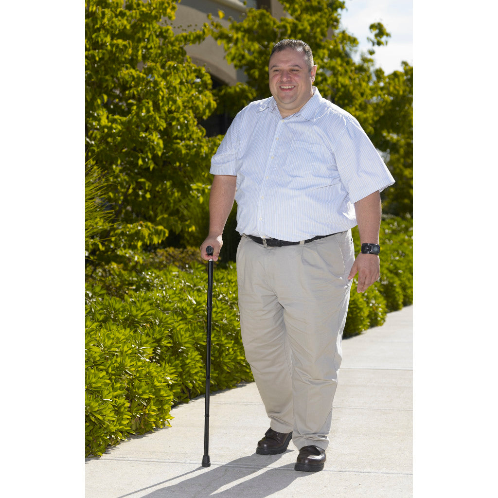 Bariatric Aluminum Folding Cane, Height Adjustable - BeHope
