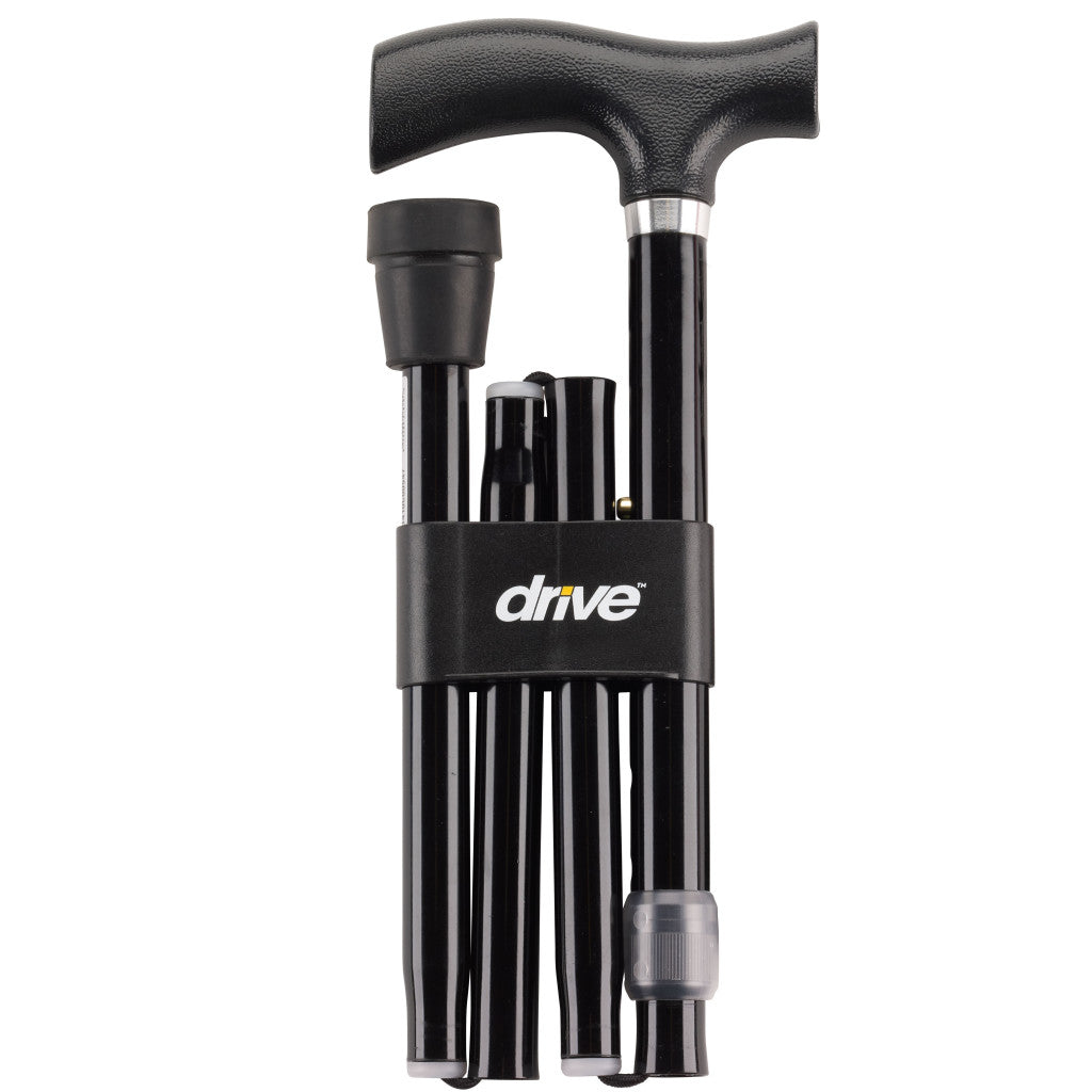 Bariatric Aluminum Folding Cane, Height Adjustable - BeHope