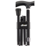 Bariatric Aluminum Folding Cane, Height Adjustable - BeHope