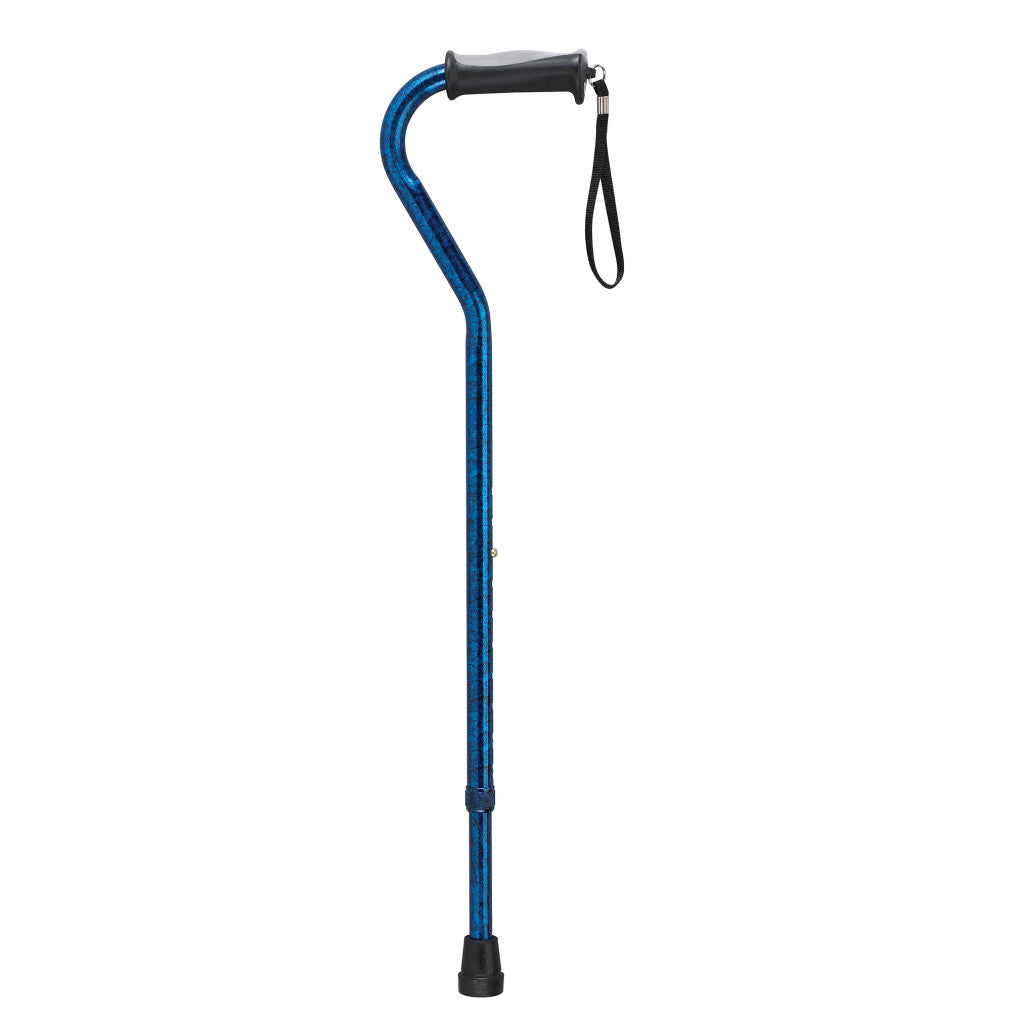 Gel Grip, Aluminum Offset Canes, Height Adjustable - BeHope