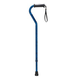 Gel Grip, Aluminum Offset Canes, Height Adjustable - BeHope