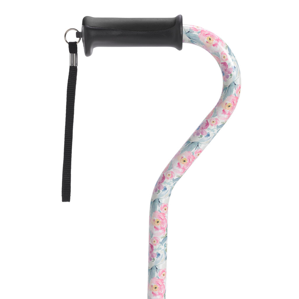 Gel Grip, Aluminum Offset Canes, Height Adjustable - BeHope