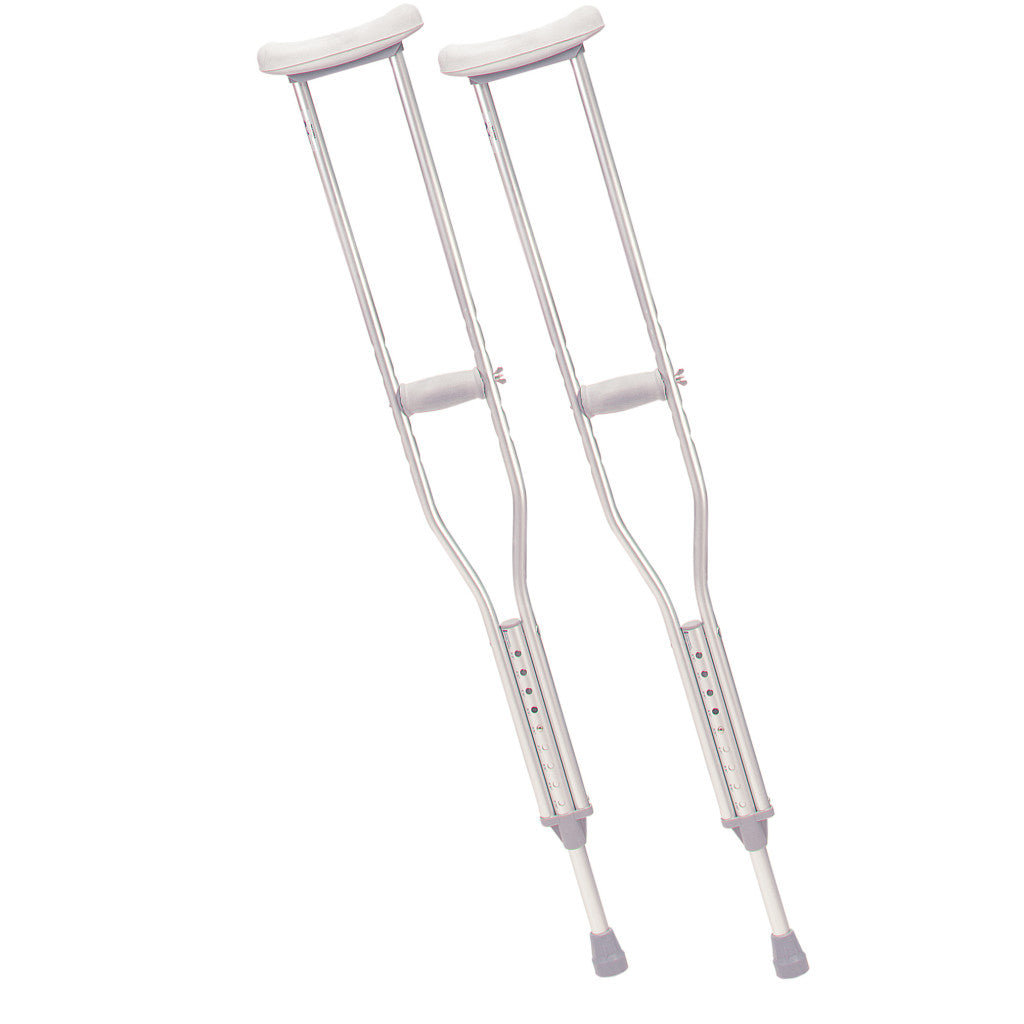 Retail Packaged Aluminum Crutches with Accessories -BeHope