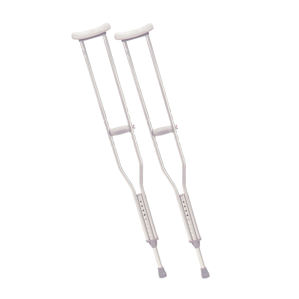 Retail Packaged Aluminum Crutches with Accessories -BeHope