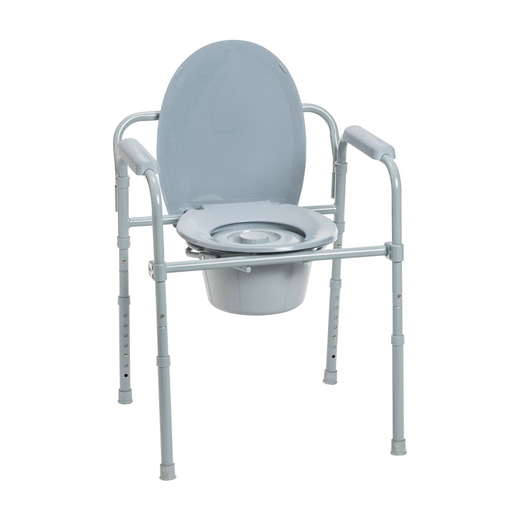 Folding Steel Commode -BeHope