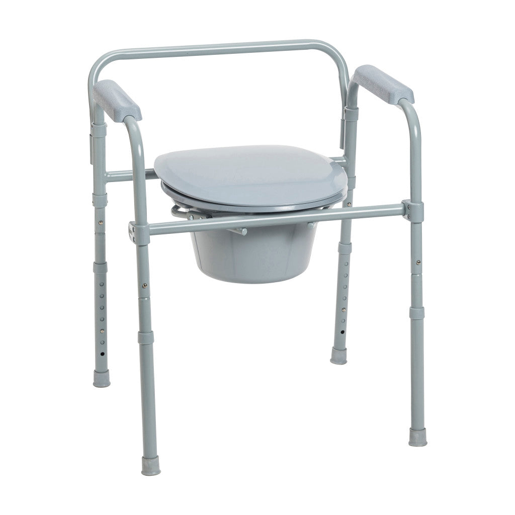 Folding Steel Commode -BeHope