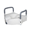 2-in-1 Locking Raised Toilet Seat With Tool-free Removable Arms - BeHope