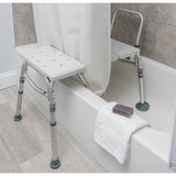 Splash Defense™ Transfer Bench with Curtain Guard Protection -BeHope