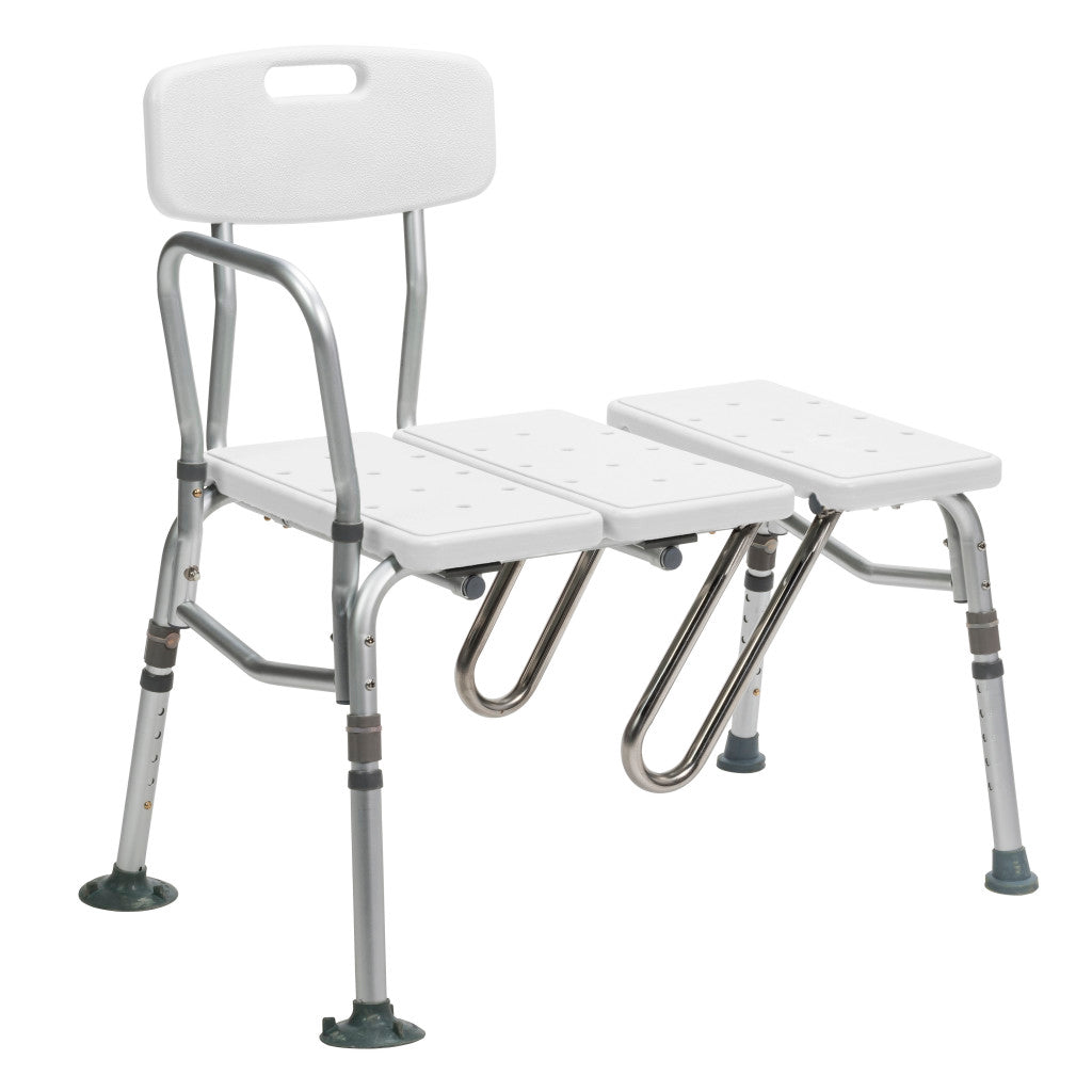 Splash Defense™ Transfer Bench with Curtain Guard Protection -BeHope