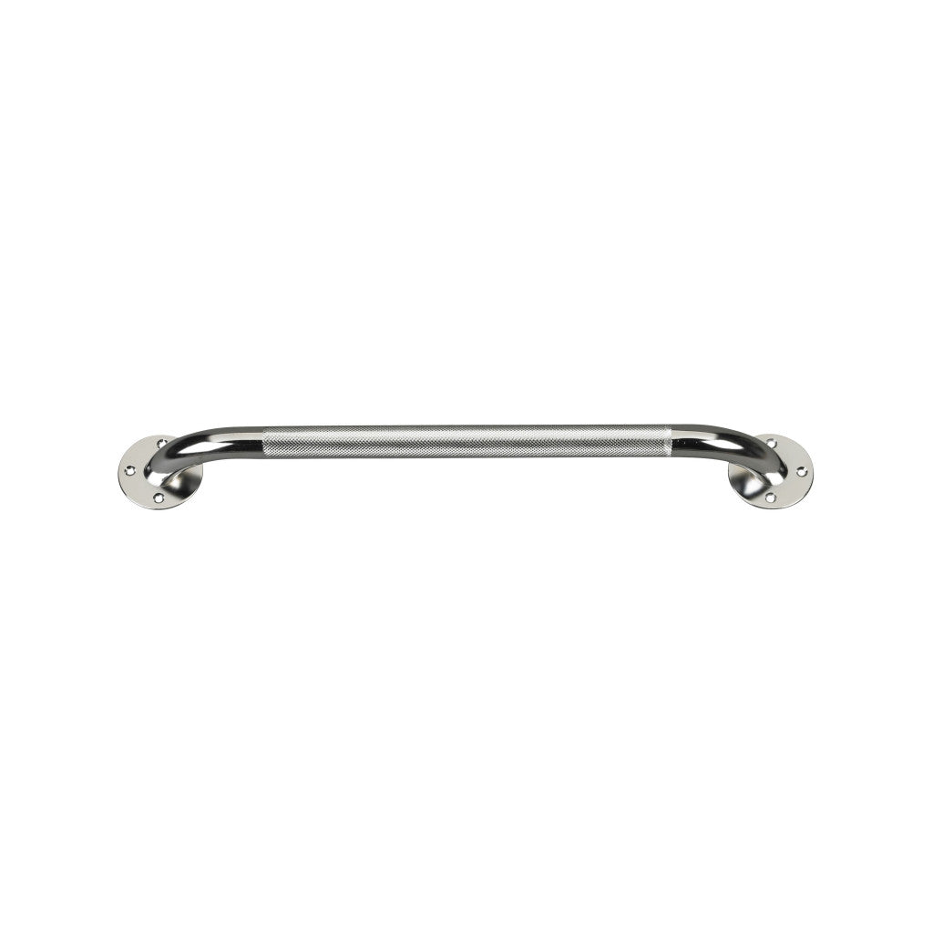 Chrome Knurled Grab Bar - BeHope