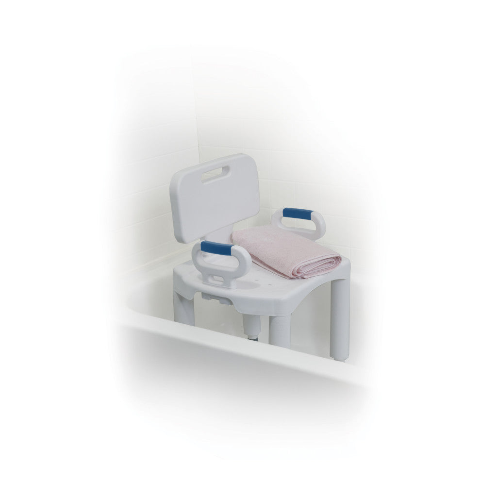 Premium Series Shower Chair With Back And Arms - BeHope