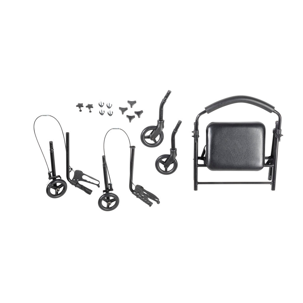Travel Rollator, Black -BeHope