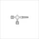 Stopcock 3-way W/ Rotating Luer Case/50 Each - BeHope